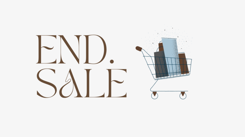 end sale