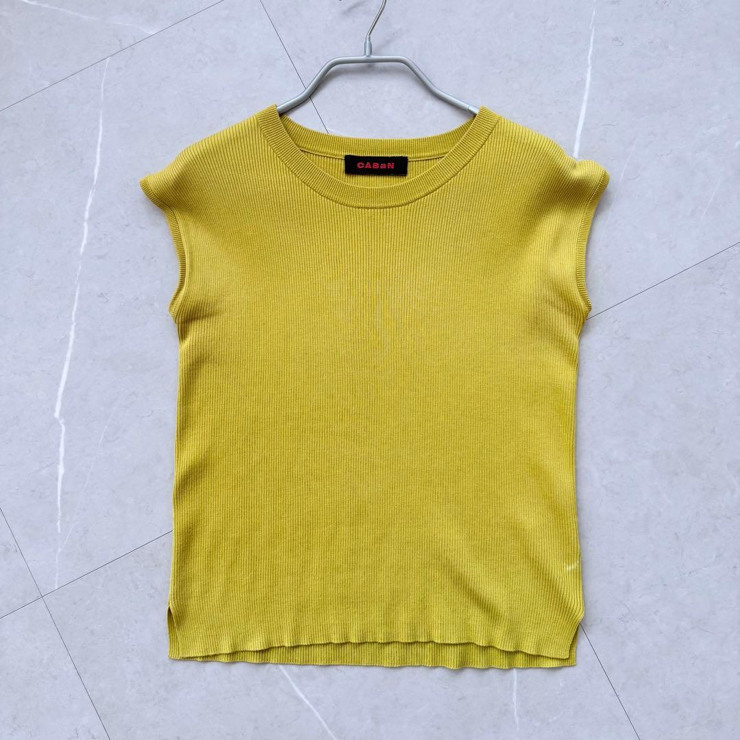 ノースリーブニット